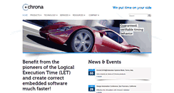 Desktop Screenshot of chrona.com